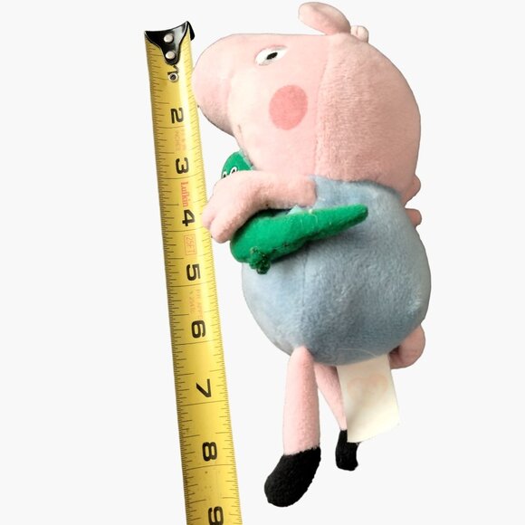 Ty Peppa Pig George Brother Pig Dinosaur 8 inch Plush Stuffed Animal - Picture 7 of 8